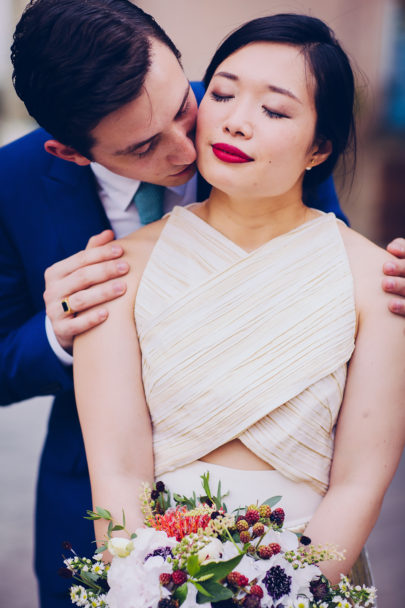 Un mariage coloré à l'Abbaye de Camon - Toulouse - A découvrir sur le blog mariage www.lamarieeauxepidsnus.com - Photos : Floriane Caux