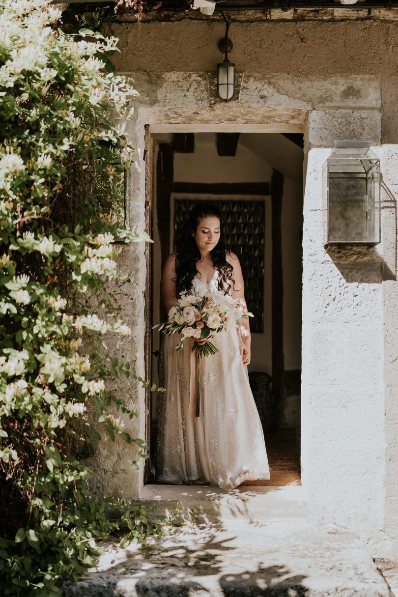 Un mariage pastel à La dîme de Giverny en Normandie - Photos : Madame B - Blog mariage : La mariée aux pieds nus