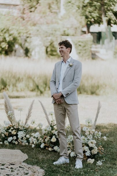 Un mariage pastel à La dîme de Giverny en Normandie - Photos : Madame B - Blog mariage : La mariée aux pieds nus