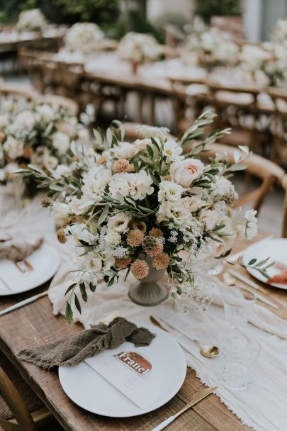 Un mariage pastel à La dîme de Giverny en Normandie - Photos : Madame B - Blog mariage : La mariée aux pieds nus