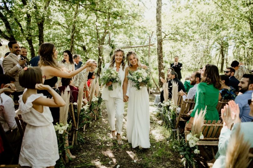 Un mariage au Domaine de Petiosse dans les Landes - Photos : David Latour - Blog : La mariée aux pieds nus