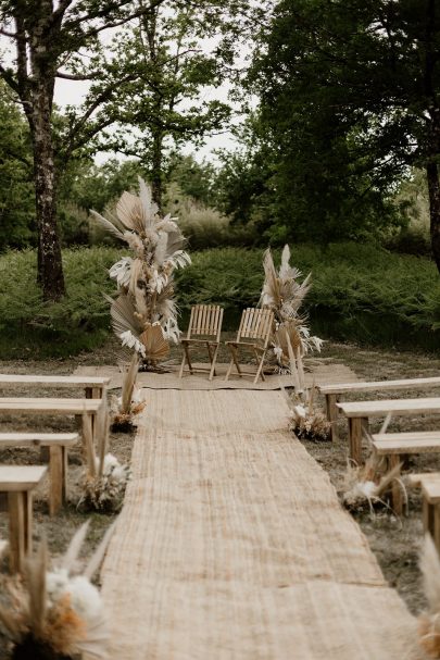 Un mariage au Domaine de Petiosse dans les Landes - Photographe : Coralie Lescieux - Blog mariage : La mariée aux pieds nus