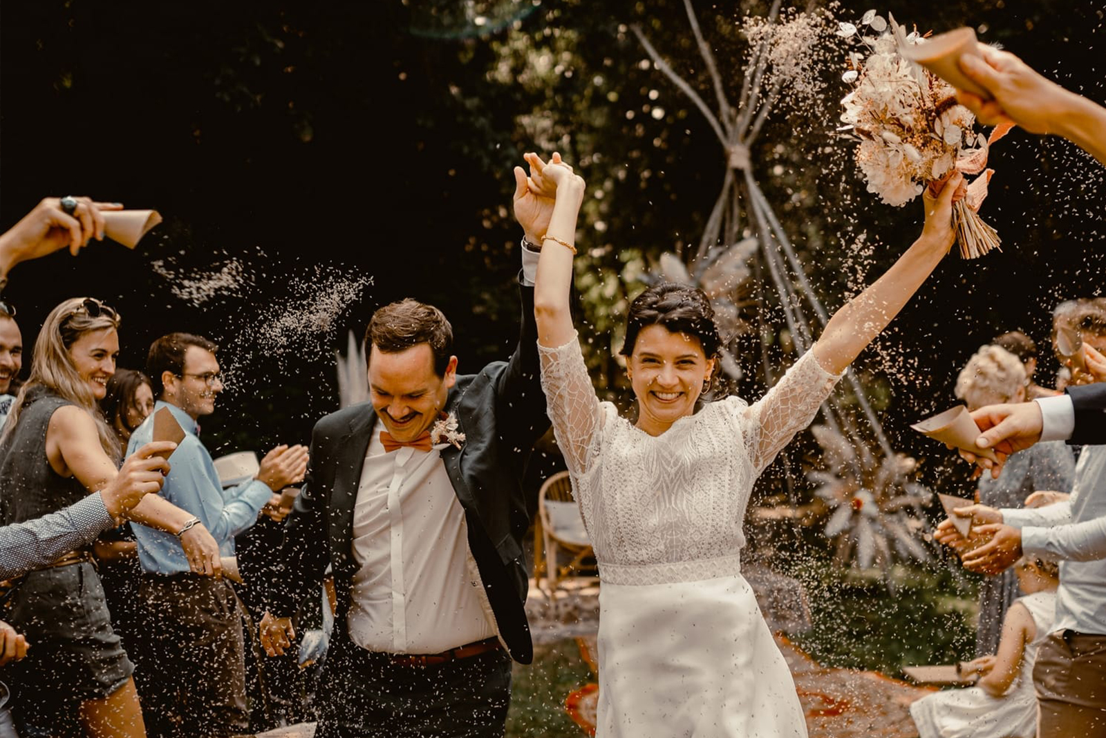 Un mariage au Domaine Launay Chauvel près de Rennes en Bretagne - Photos : Medhi Hemart - Blog mariage : La mariée aux pieds nus