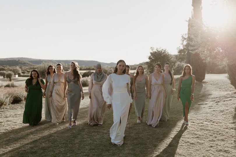 Un mariage aux Domaines de Patras en Provence - Photos : Coralie Lescieux - Blog mariage : La mariée aux pieds nus