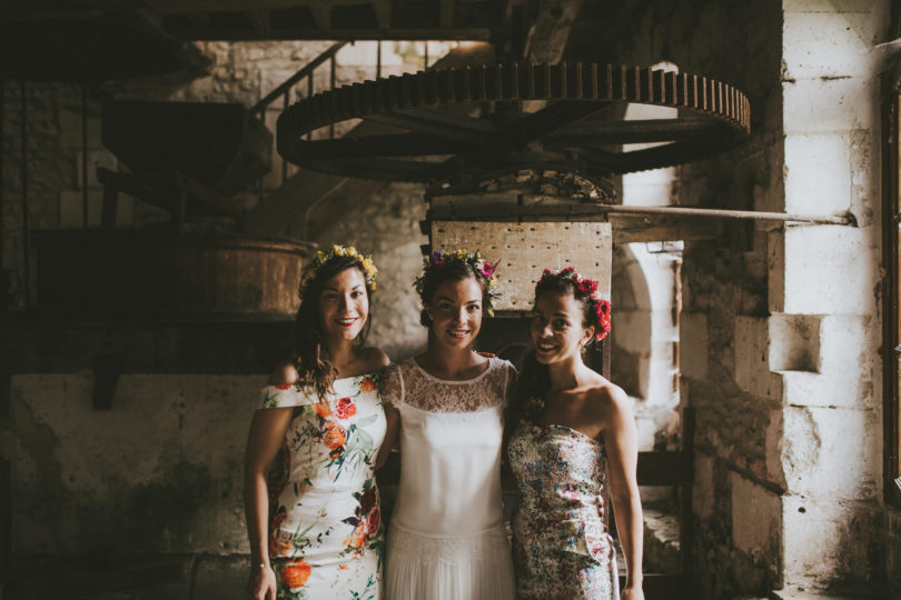 Un mariage dans un moulin en Dordogne - A découvrir sur le blog mariage www.lamarieeauxpiedsnus.com - Photos : Steven Bassilieaux