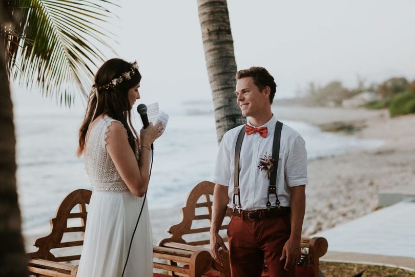 Un mariage éco-responsable en petit comité à La Réunion - Photos : Photography by Chloé - Blog mariage : La mariée aux pieds nus