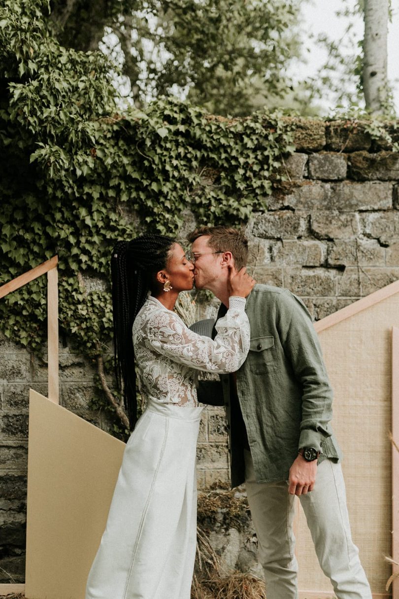 Un mariage éco-responsable au Bois Basalte en Auvergne - Photos : Anne Sophie Benoit - Blog mariage: : La mariée aux pieds nus