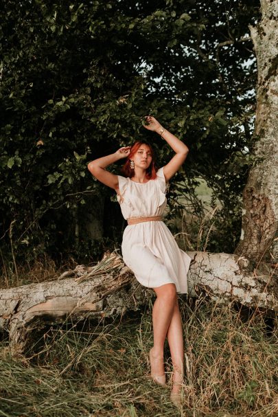 Un mariage éco-responsable au Bois Basalte en Auvergne - Photos : Anne Sophie Benoit - Blog mariage: : La mariée aux pieds nus