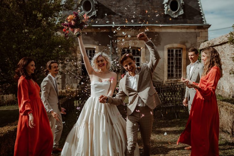 Un mariage élégant au Château de Villers Bocage en Normandie - Photos : Moonrise Photography - Blog mariage : La mariée aux pieds nus