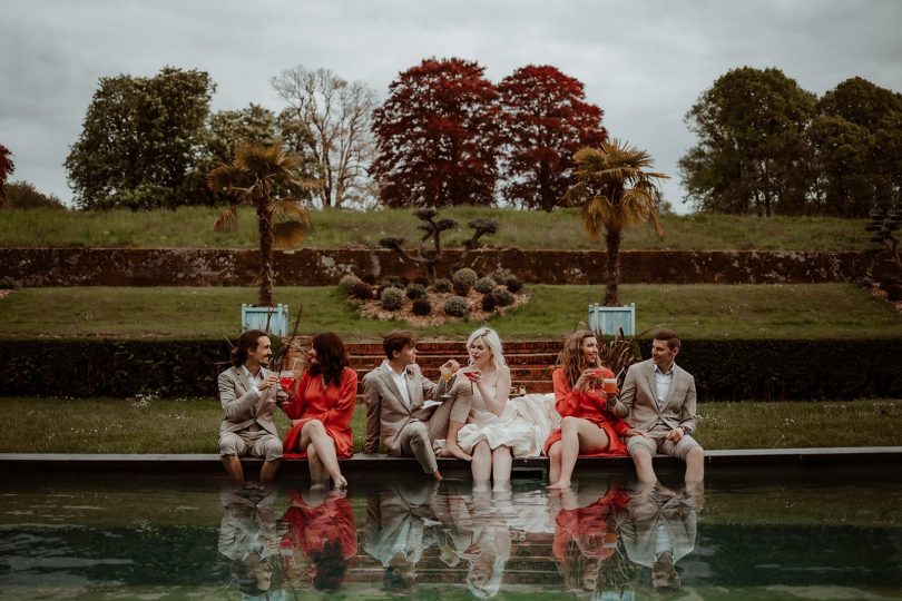 Un mariage élégant au Château de Villers Bocage en Normandie - Photos : Moonrise Photography - Blog mariage : La mariée aux pieds nus