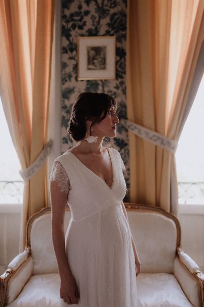 Un mariage élégant au Château de Dangu en Normandie - Photos : Lika Banshoya - Blog mariage : La mariée aux pieds nus