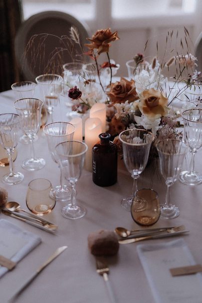 Un mariage élégant au Château de Dangu en Normandie - Photos : Lika Banshoya - Blog mariage : La mariée aux pieds nus