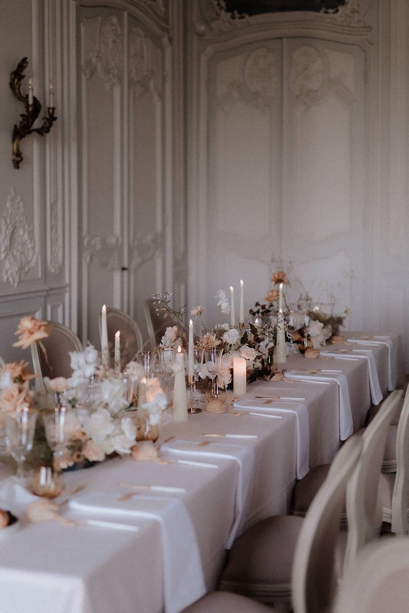 Un mariage élégant au Château de Dangu en Normandie - Photos : Lika Banshoya - Blog mariage : La mariée aux pieds nus