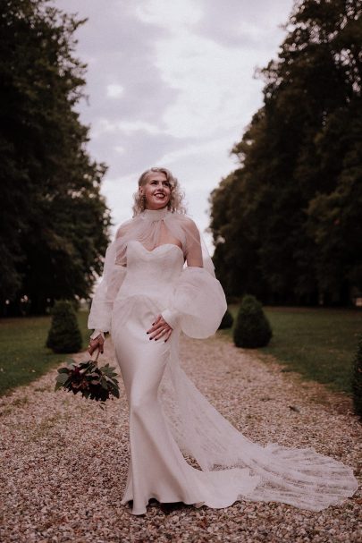 Un mariage élégant au Château de Carsix en Normandie - Photos : Lika Banshoya - Blog mariage : La mariée aux pieds nus