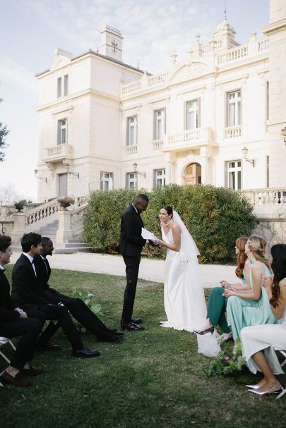 Un mariage élégant au Château des 3 Fontaines - Photos : Laurine Bailly - Blog mariage : La mariée aux pieds nus