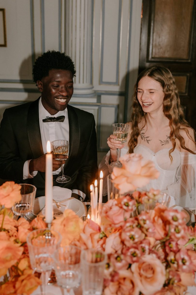 Un mariage au Château de Vézins - Photographe : Julia Allio - Décoration : Les Nanas Studio Floral - Blog mariage : La mariée aux pieds nus