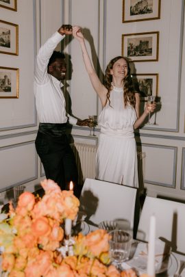 Un mariage au Château de Vézins - Photographe : Julia Allio - Décoration : Les Nanas Studio Floral - Blog mariage : La mariée aux pieds nus