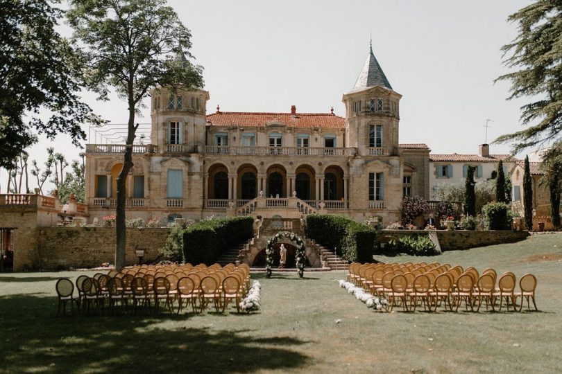 Un mariage élégant au Château Sainte Cécile dans l'Hérault - Photographes : Clarisse et Johan - Blog mariage : La mariée aux pieds nus