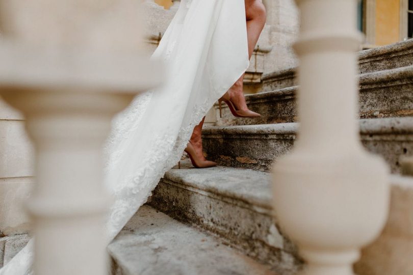 Un mariage élégant au Château Sainte Cécile dans l'Hérault - Photographes : Clarisse et Johan - Blog mariage : La mariée aux pieds nus