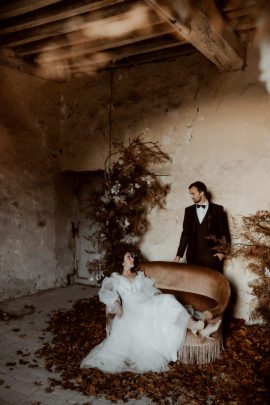 Un mariage simple et élégant en automne - Photos : Les Histoires d'A - Blog mariage : La mariée aux pieds nus