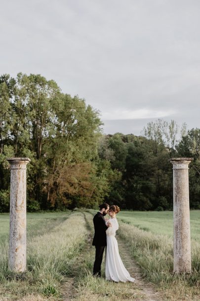 Un mariage élégant en noir et blanc au Domaine Walbaum - Photos : Gwen Dumoulin - Blog mariage : La mariée aux pieds nus