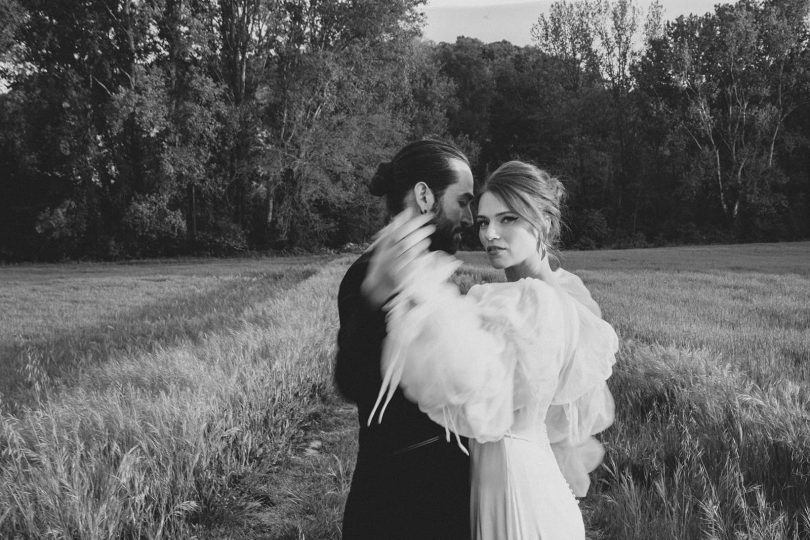 Un mariage élégant en noir et blanc au Domaine Walbaum - Photos : Gwen Dumoulin - Blog mariage : La mariée aux pieds nus