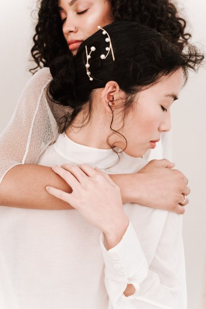 Un mariage épuré et minimaliste - Blog mariage : La mariée aux pieds nus - Photos : Chloé Lapeyssonnie