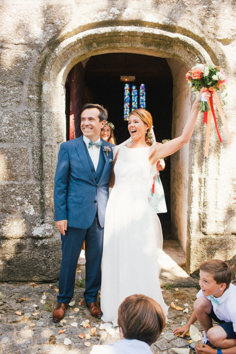 Un mariage corail et vert d'eau dans le Finistère à découvrir sur le blog mariage www.lamarieeauxpiedsnus.com - Photos : Sophie Delaveau