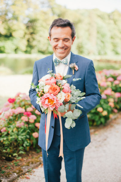 Un mariage corail et vert d'eau dans le Finistère à découvrir sur le blog mariage www.lamarieeauxpiedsnus.com - Photos : Sophie Delaveau