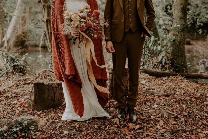 Organiser son mariage en automne - Photos : Dorothée Buteau - Blog mariage : La mariée aux pieds nus