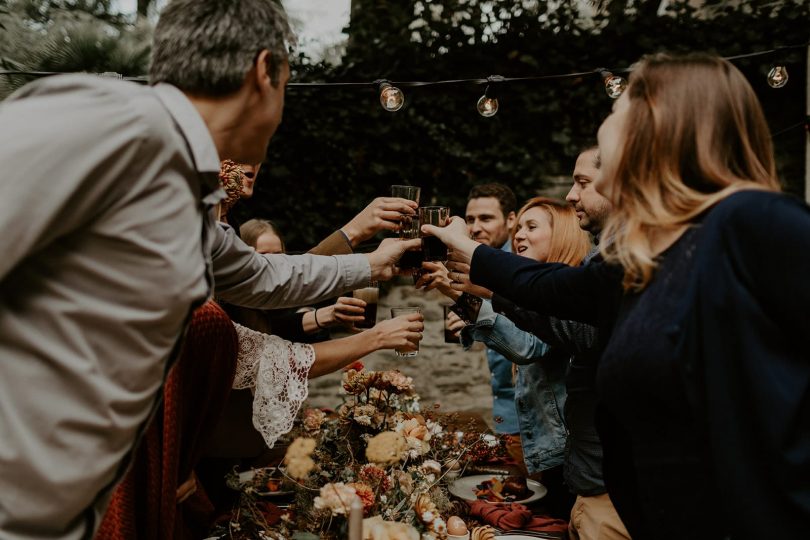 Un mariage folk en petit comité dans la maison de famille