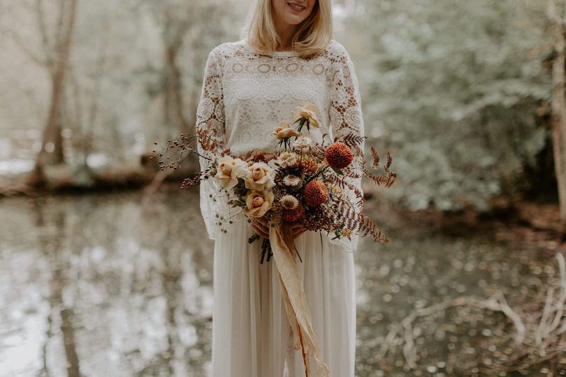 Organiser son mariage en automne - Photos : Dorothée Buteau - Blog mariage : La mariée aux pieds nus