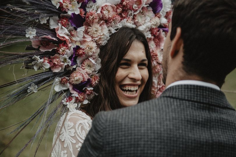 Un mariage folk dans la forêt - La mariée aux pieds nus