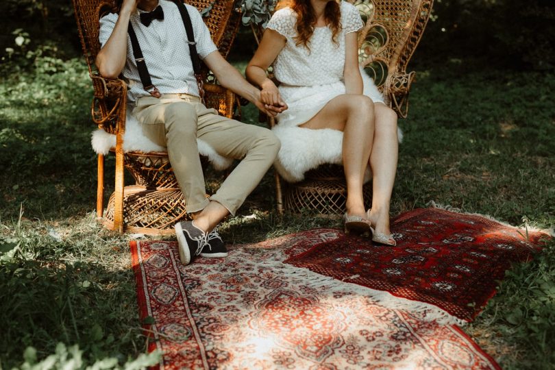 Un mariage folk en Suisse - La bohème photographie - La mariée aux pieds nus