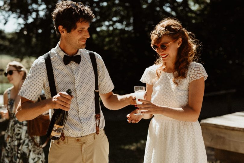 Un mariage folk en Suisse - La bohème photographie - La mariée aux pieds nus