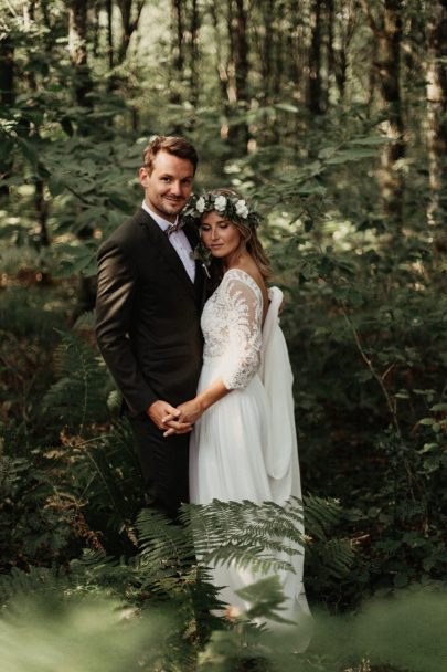 Un mariage aux Forges de Paimpont en Bretagne - Photos : Geometry Love - Blog mariage : La mariée aux pieds nus