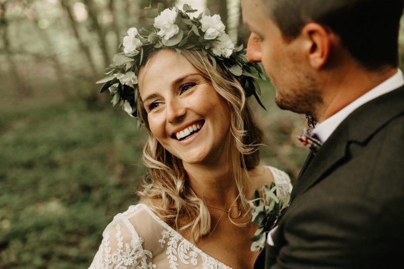 Un mariage aux Forges de Paimpont en Bretagne - Photos : Geometry Love - Blog mariage : La mariée aux pieds nus