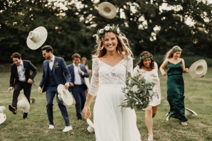 Un mariage aux Forges de Paimpont en Bretagne - Photos : Geometry Love - Blog mariage : La mariée aux pieds nus