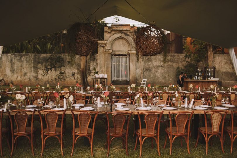 Un mariage dans une hacienda au Mexique - Photos : Jérémy Boyer - Robe : Rue de Seine - Blog mariage : La mariée aux pieds nus