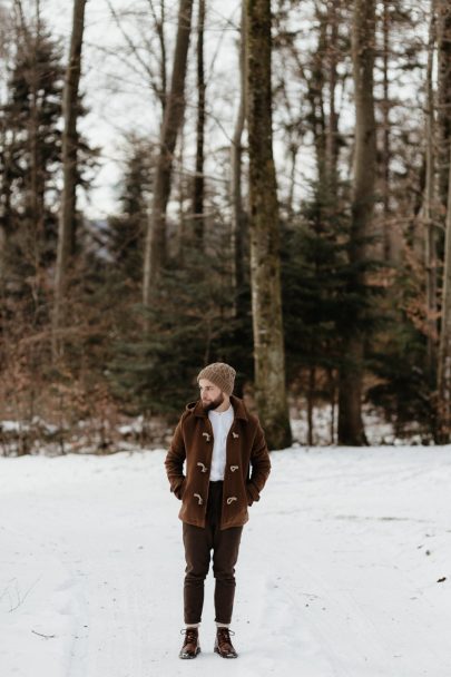 Un mariage en hiver sous la neige en Alsace - Photos : Capyture - Blog mariage : La mariée aux pieds nus