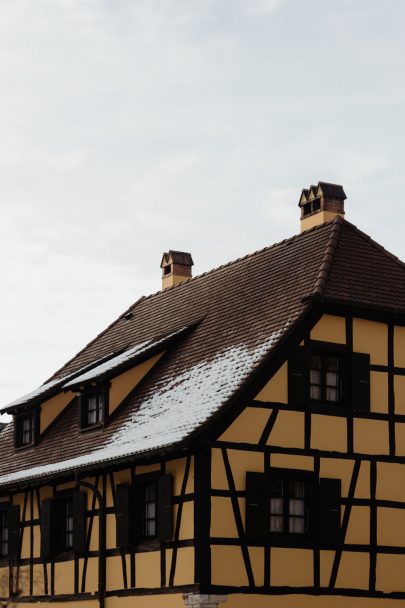 Un mariage en hiver sous la neige en Alsace - Photos : Capyture - Blog mariage : La mariée aux pieds nus