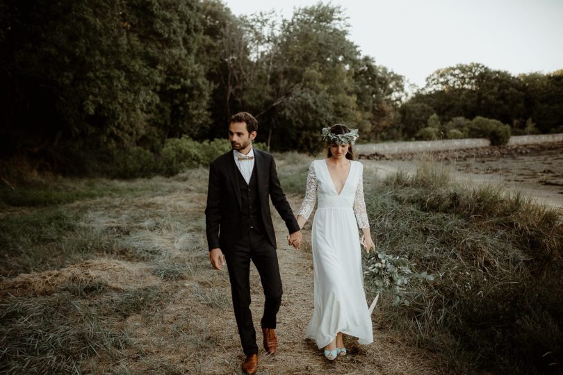 Un mariage au Domaine du Guerric sur l'Île aux Moines - Photos : Aurélien Bretonnière - Blog mariage : La mariée aux pieds nus