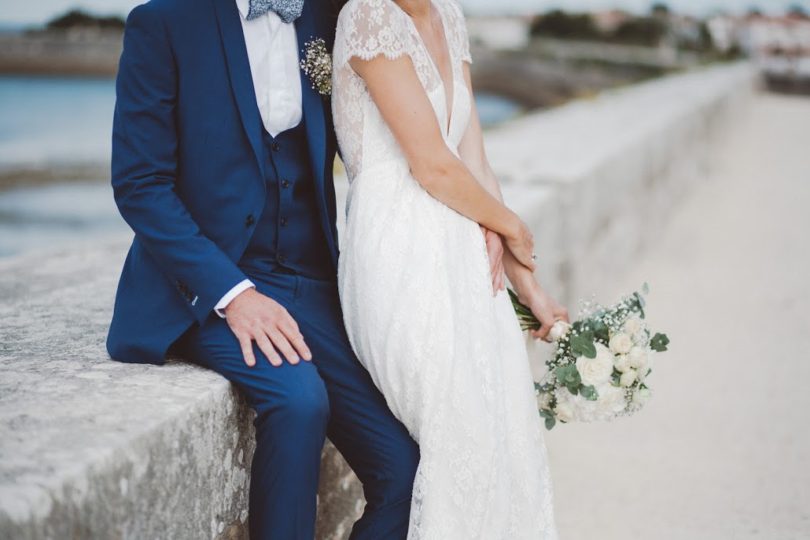 Un mariage en blanc à l'île de Ré - A découvrir sur le blog mariage www.lamarieeauxpiedsnus.com - Photos : Wild Sparrow