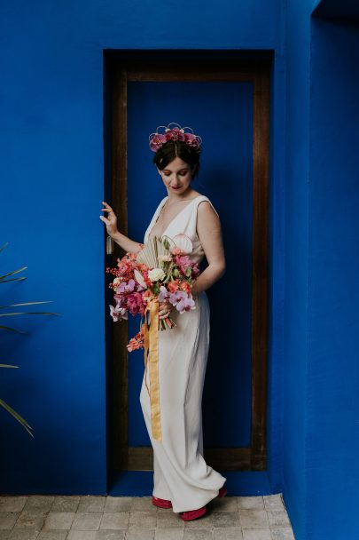 Un mariage intime et coloré - Photos : Madame B Photographie - Blog mariage : La mariée aux pieds nus