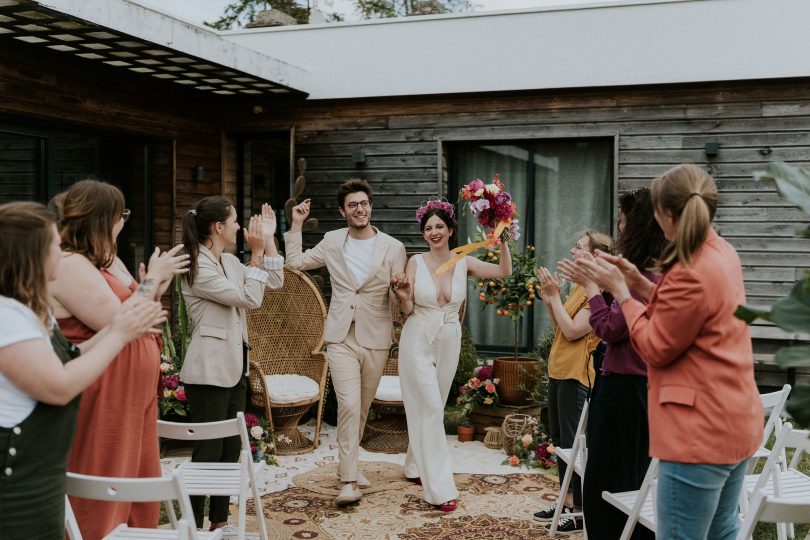 Un mariage intime et coloré - Photos : Madame B Photographie - Blog mariage : La mariée aux pieds nus