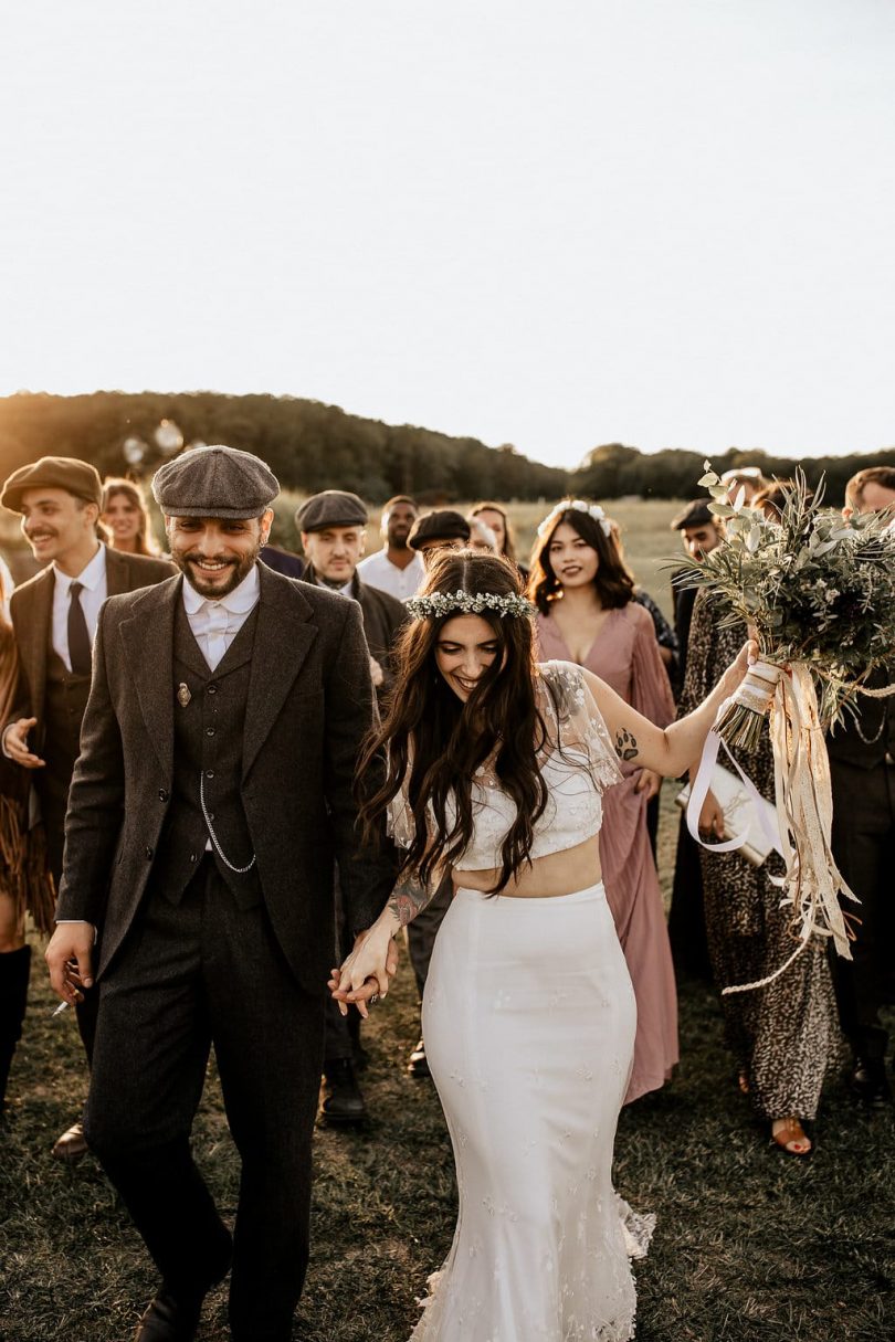 Un mariage bohème aux accents Peaky Blinders au Domaine des Bonnes Joies - Photos : Chris and Ruth - Planning : Artis Evènement - Blog mariage : La mariée aux pieds nus