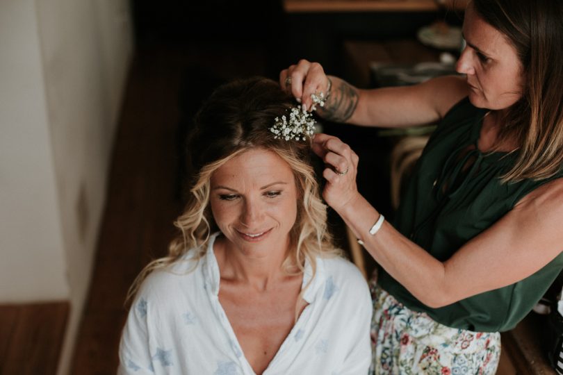 Un mariage dans le Lubéron à l'abbaye Saint Eusèbe - La mariée aux pieds nus