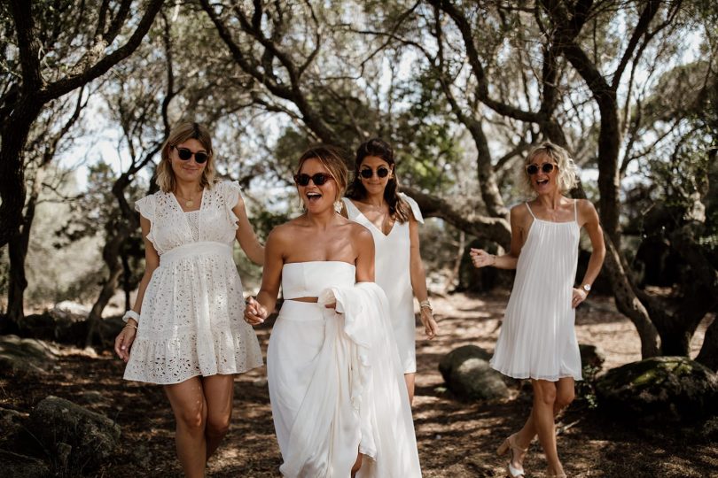 Un mariage au Maora Beach en Corse - Photos : Coralie Lescieux - Blog mariage : La mariée aux pieds nus