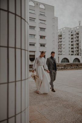 Un mariage moderne en blanc à Bordeaux - Photos : Clea Photographe - Blog mariage : La mariée aux pieds nus