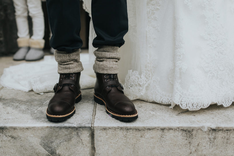 Un mariage en hiver sous la neige à La Plagne - A découvrir sur le blog mariage www.lamarieeauxpiedsnus .com - Photos : NeuPap Photography